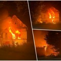 Buktinja progutala kuću kod Stare Pazove! Vatrogasci se borili sa velikim požarom u Krnješevcima (video)