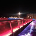 (VIDEO) Osvetljen most kod Tvrđave u bojama zastave