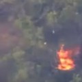 Na rafineriju nafte u Rusiji pao dron i izazvao požar, zapalila se i šuma