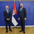 Mišel primio akreditivna pisma ambasadora Srbije pri EU Danijela Apostolovića
