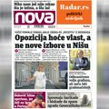 „Nova“: Opozicija hoće vlast, a ne nove izbore u Nišu