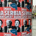 "Tramp i mask" u Beogradu: Pokret Naši u akciji "Make SERBIA Great Again" (foto)