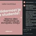Solidarnost: Nismo deo Platforme za evropsku Srbiju, podržavamo studente