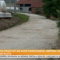 Asfaltiran put do kuće funkcionera, meštani i dalje gaze blato
