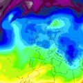 Građani, gledajte, ovako će ledeni vazduh sa severa Evrope da prodre u Srbiju Sneg će padati i u nižim predelima