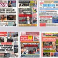 Naslovne strane sutrašnjih novina: Prelistavanje štampe za sredu, 19. novembar 2025. godine