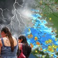 (Video) Grad veći od 5 cm u prečniku, munje i gromovi bez prestanka! Radarski snimci otkrivaju putanju oluje u Srbiji iz sata…