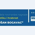 Mladen Savatović i portal Mašina dobitnici novinarske nagrade Dušan Bogavac