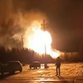 Ogromna vatrena lopta! Nov ukrajinski napad na ruskom tlu? Velika eksplozija na ruskom gasovodu (video)