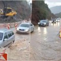 Poplavljen deo Jadranske magistrale: Jako nevreme pogodilo Crnu Goru, saobraćaj otežan (foto)