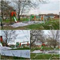 (Video, foto) Nesvakidašnji vandalizam na dečjem igralištu u Vršcu