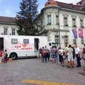 Transfuziomobil na Trgu slobode 5. maja