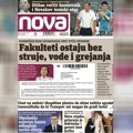 „Nova“ piše: Vlast zakazuje sednicu Skupštine kako bi skinula zaštitu zgrade Generalštaba
