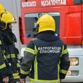 Veliki požar u tržnom centru „Enjub“ na Novom Beogradu