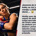 „Zbog ćacija bez mesta u reprezentaciji!“ Poruka Nine Radovanović