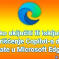 Kako uključiti ili isključiti korišćenje Copilot-a dok kucate u Microsoft Edge-u