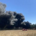 Veliki požar u industrijskom objektu između Kaća i Budisave