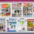 Naslovne strane sutrašnjih novina: Prelistavanje štampe za sredu, 24. decembar 2025. godine