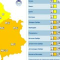 Narandžasti meteoalarm za Šumadiju i veći deo Srbije zbog veoma niskih temperatura