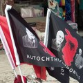 Zastava „velike Albanije“ ponovo na mitingu u Tetovu