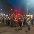 Protestna kolona u Valjevu stigla do zgrade policijske uprave