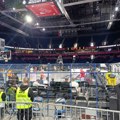 Uvertira za derbi - podignut "zid" kod Zvezdine klupe FOTO