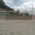 Nastavljeni radovi na terenu za odbojku na pesku u Velikom parku