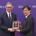 Vučić drži predavanje na Univerzitetu "Chinghua" u Pekingu