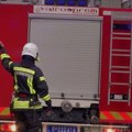 Veliki požar u tržnom centru "Enjub" na Novom Beogradu