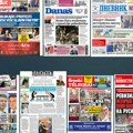 Naslovne strane sutrašnjih novina: Prelistavanje štampe za nedelju, 27. jul 2025. godine