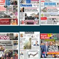 Naslovne strane današnjih novina: Prelistavanje štampe za subotu, 5. oktobar 2025. godine