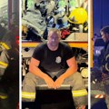 (Foto) Umorna lica diskretnih heroja Novog Sada: Hrabri vatrogasci sprečili tragediju, četiri ekipe gasile požar u suterenu…