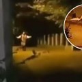 Žena igra i napada ljude nožem u Beogradu: Šokantne scene usred noći, snimak ledi krv u žilama (video)