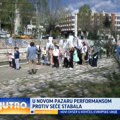U Novom Pazaru performansom protiv seče stabala VIDEO