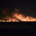 Veliki požar u ritu između Beočina i Rakovca