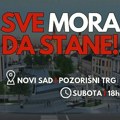 U subotu protest i u Novom Sadu