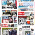 Naslovne strane današnjih novina: Prelistavanje štampe za nedelju, 31. mart 2024. godine