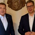 Vučić sa Dodikom: Jedinstvo srpskog naroda biće snažno potvrđeno na Saboru 8. juna