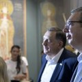 "Neverovatne stvari imamo" Vučić i Dodik posetili Narodni muzej