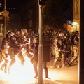U fotografijama: Protest u Valjevu okončan neredima