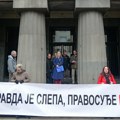 Sudije i tužioci na protestu u Beogradu: „Pravda je slepa, pravosuđe nije“
