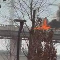 Drama na Gazeli, obustavljen saobraćaj zbog požara: Opsadno stanje na najprometnijem mostu u Beogradu (video)