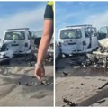 (Видео) Има тешко повређених! Стравичан судар код Батајничке петље на путу ка Новом Саду. Ватрогасци и хитна интервенишу.