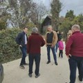 Radovi na asfaltiranju ulice kod ciglane