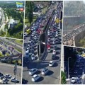 Pakleni jutarnji špic u Beogradu: Najgore gužve na Gazeli, Autokomandi i Pančevačkom mostu (foto)