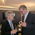 Vučić sa Saksom: Srbija ima istorijsku šansu da postane deo zajedničkog EU tržišta