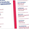 Lista ‘Biramo Beograd’ predaće potpise za gradske izbore 9. maja