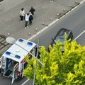 Oboren pešak u Novom Sadu, policija i Hitna pomoć na terenu