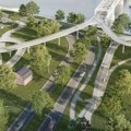 Četvrti novosadski most dobija oblik: Konstrukcija napreduje iznad Dunava, utege i stubovi dominiraju