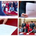 Petoro za stolom, Ćuta obaška: Organizatori protesta „Srbija protiv nasilja“ potpisaše sporazum „Dogovor za pobedu“